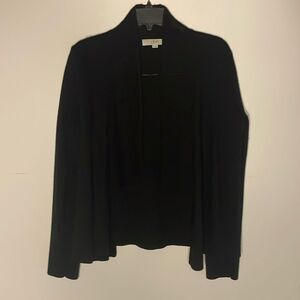 LOFT- Merino Wool Blend Long Sleeve Waterfall Style Open Front Cardigan- Size L